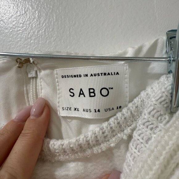 🤍 Sabo Artletta Maxi Dress – White – Size XL (US 10) 🤍 - Picture 3 of 15